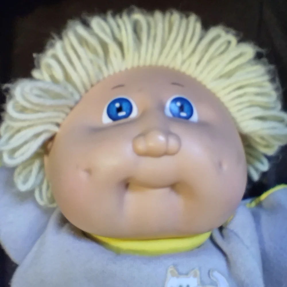 Vintage 1985 Cabbage Patch Kid, Blue Signature, Yarn Hair - Picture 11 of 12